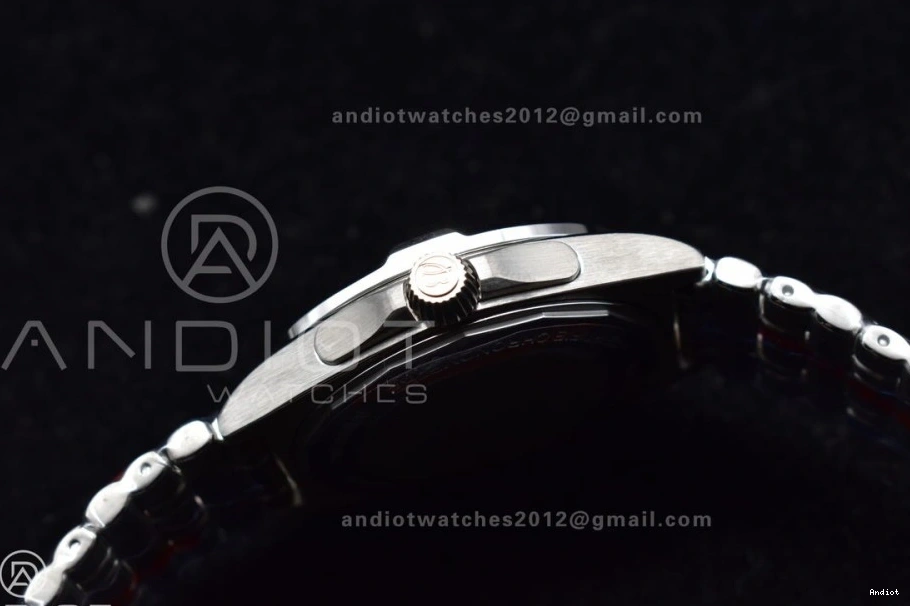 Best Factory Blue SS Bracelet GMT Breitling Dial Chronomat 40mm BLS 1:1 Automatic Edition On A2836 0508